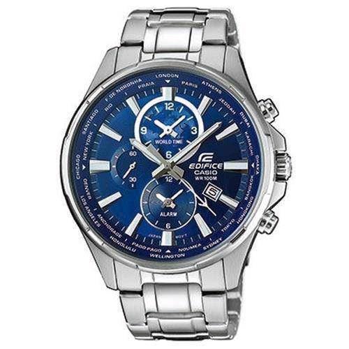 Image of Casio Edifice mat rustfri stål quartz dual time (A-5468) Herre ur, model EFR-304D-2AVUEF